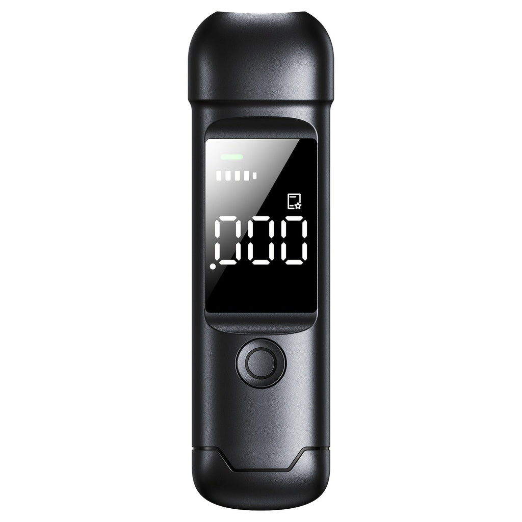 USB Rechargeable Breathalyzer with LCD Display – Portable Personal Alcohol Tester, 200mAh Battery, Multi-Person Continuous Testing, Safe Driving Breath Analyzer