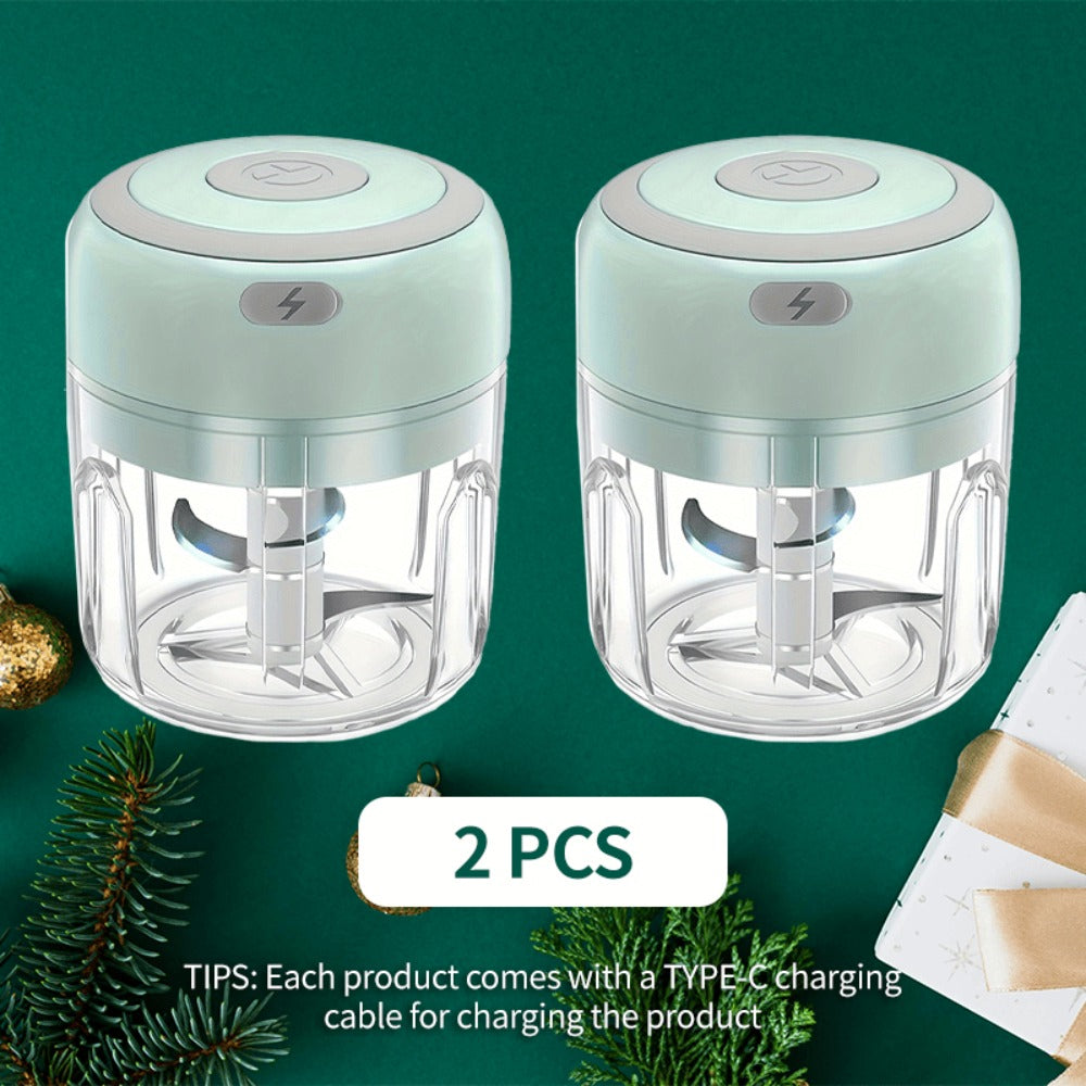Chopper with Meat Grinder Attachment and Rechargeable Kitchen Food Processor for Camping