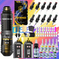 Tattoo Pen Kit with 11 Color Inks and Power Supply for Beginners and Artists