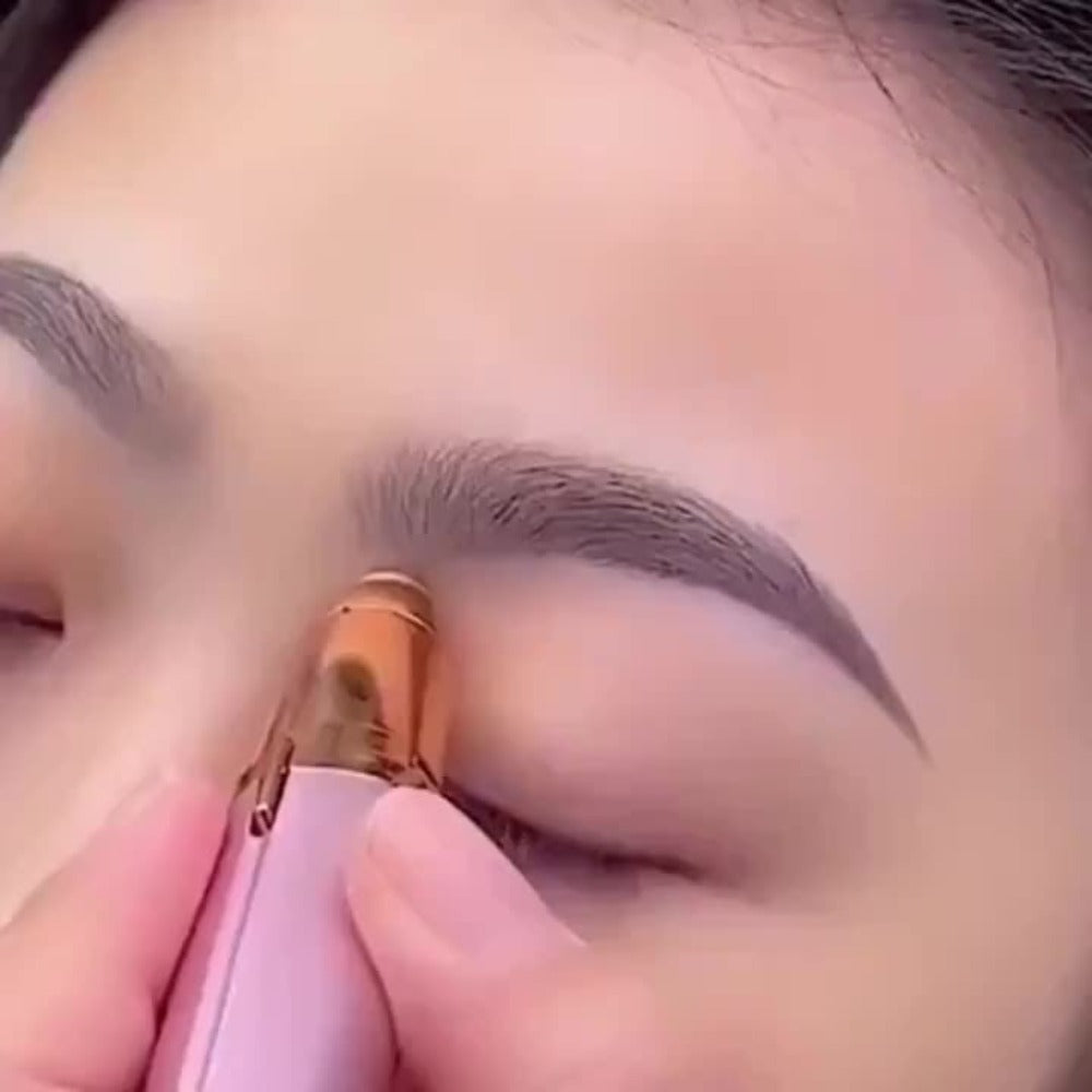 Eyebrow Trimmer: Electric for Women 2 Pack, USB Rechargeable Painless Precision Eyebrow Razor Pen