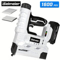 Cordless Stapler Brad Nailer 2-in-1 4V / 20V No Compressor – Lightweight with Battery, Charger & 1600pcs Nails & Staples, for Carpentry, Home Improvement, Upholstery & DIY – Multiple Colors & Upgrade Versions