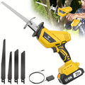 Electric Saw in an Electric Design with LED Light and Safety Lock