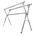 Laundry Drying Rack, Freestanding Stainless Steel Clothes Airer with Folding Frame for Home and Patio