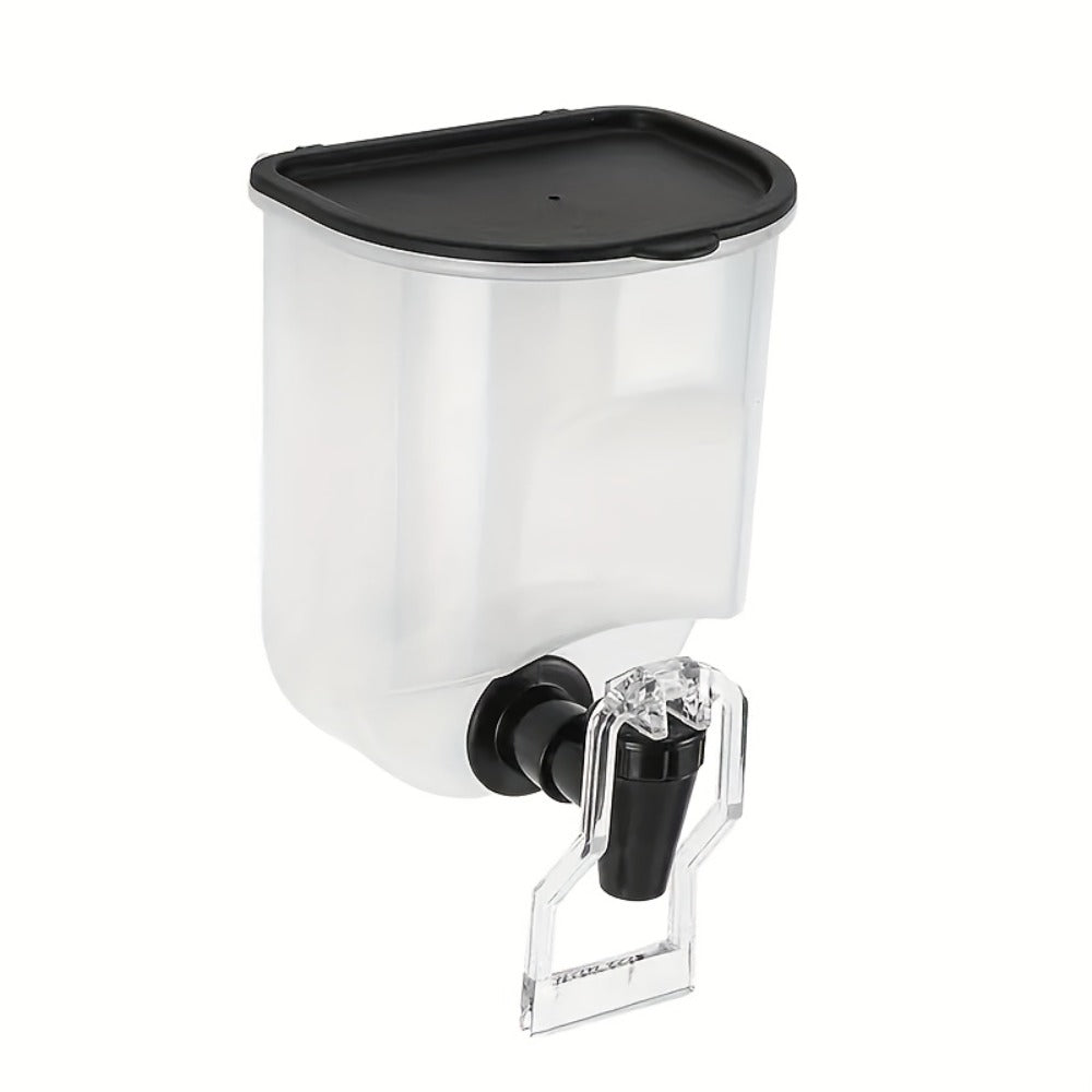 Mouthwash Dispenser with Wall Mounted 2-Pack 21 oz Plastic Container and Space Saving Bathroom Organizer for Countertop Storage
