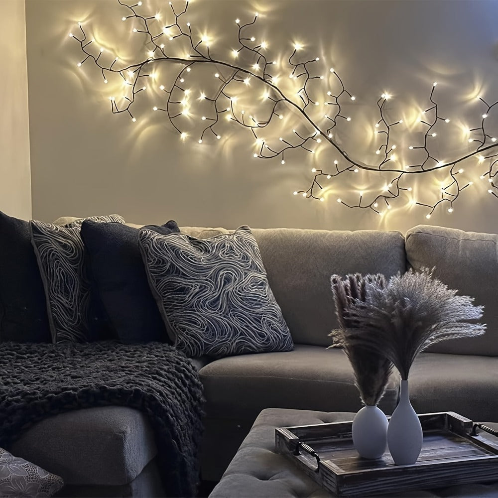 String Lights with 8 Modes and Remote Control for Indoor Home Decor
