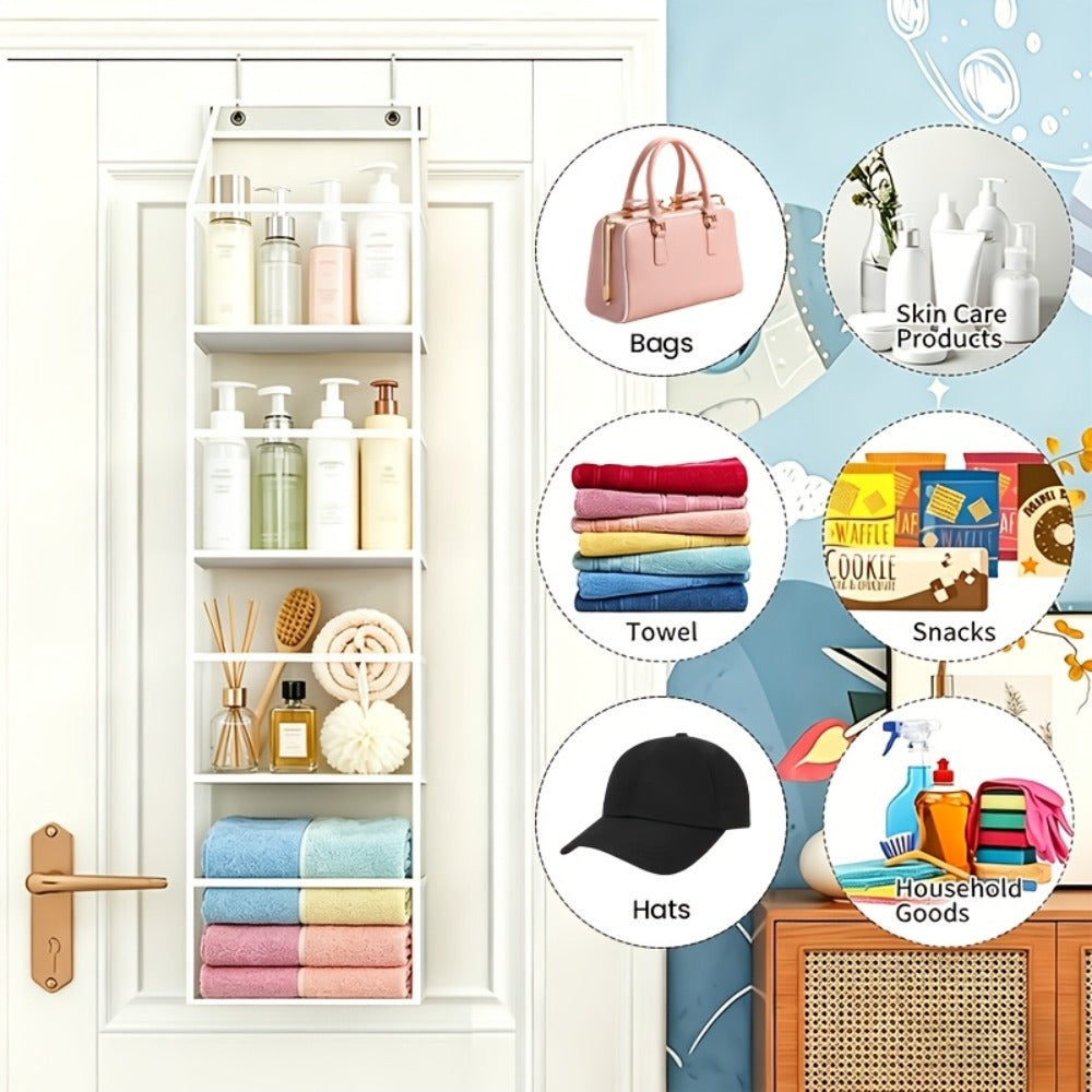 Hanging Storage with Bag 4 and 6 Layer Foldable Non-Woven Organizer
