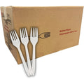 Disposable Plastic Forks 1000 Pack BPA-Free Medium Weight – White Bulk Plastic Cutlery Set for Takeout, Meal Prep, Catering, Parties & Everyday Dining | Heat-Resistant, Durable & Food Safe