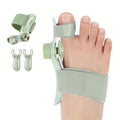 Bunion Corrector Splint with Double Correction – Stepless Adjustable Knob, 3-Angle Fixing Plate, Fits Left & Right Foot for Men & Women