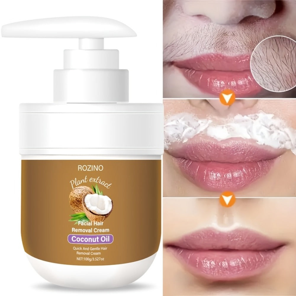 Hair Removal Cream for Sensitive Skin with Coconut Essence and Aloe