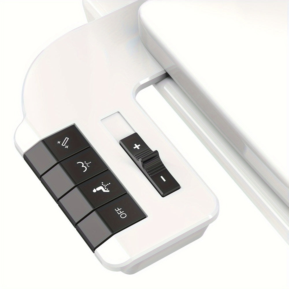 Bidet Attachment, Dual Retractable Nozzle Non-Electric Self-Cleaning Fresh Water Bidet Sprayer, Fits Most Toilets