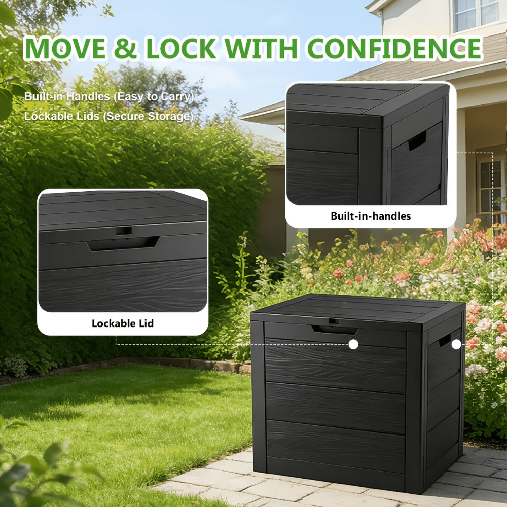 Waterproof Box in an Outdoor Design with Handles for Pool Accessories