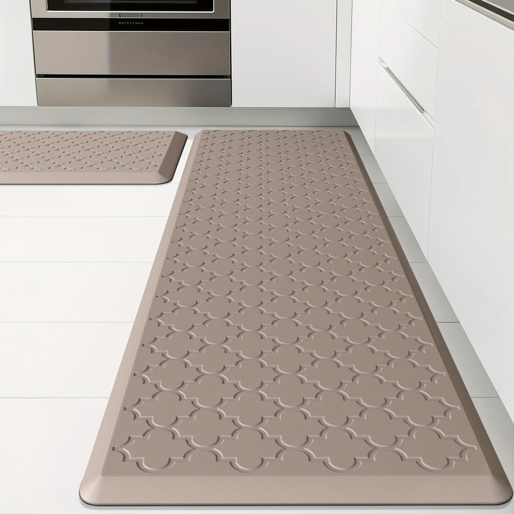 Anti Fatigue Kitchen Mat Set in a Non-Slip Design for Kitchen and Office
