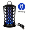 Indoor Bug Zapper Electric – Powerful Mosquito Killer & Fly Zapper with Bug Collector Tray, Easy Clean, Silent Operation, Plug-In Insect Trap for Bedroom, Kitchen, Office & Home Use