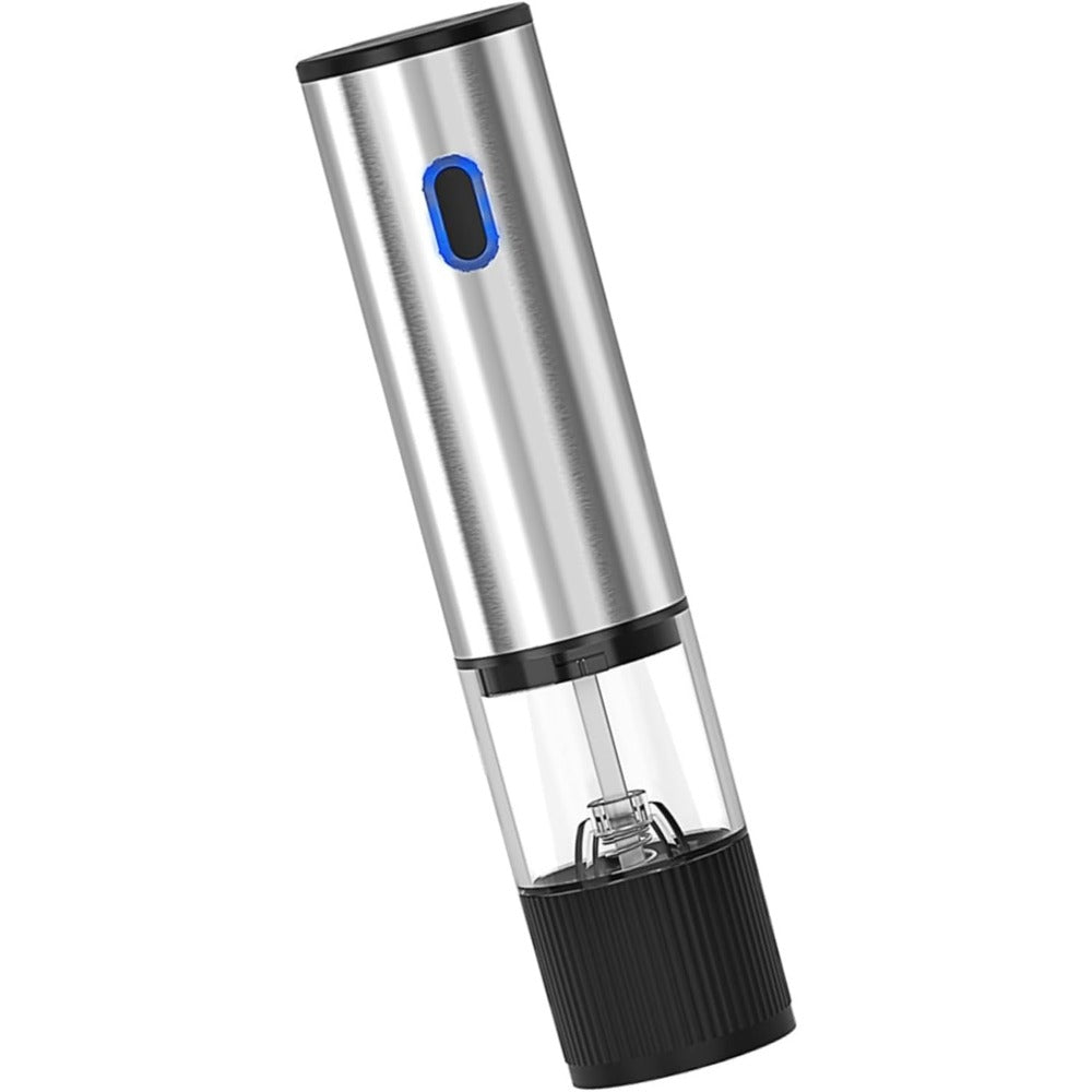 Electric Pepper Grinder with 5-Level Adjustable Coarseness and Ceramic Core for Kitchen Cooking