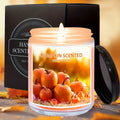 Scented Candle Soy Wax – Pumpkin & Apple Cinnamon Fall Autumn Jar Candle, 7.2oz 50+ Hour Burn, Cozy Home Fragrance Gift for Women & Men, Friends, Family & Coworkers, Christmas & Valentine's Day