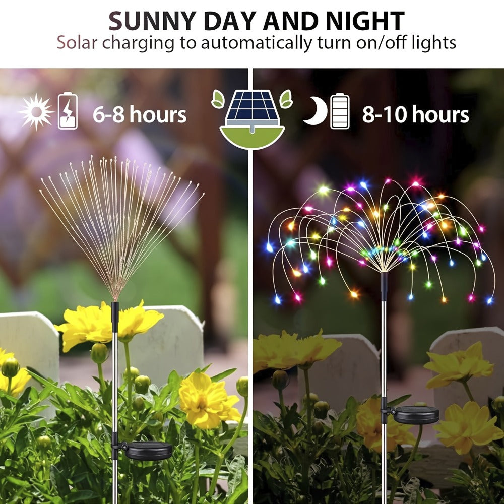 Solar Fairy Lights in an Outdoor Design with 8 Modes for Garden