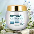 Retinol & Collagen Moisturizer Face Cream with Hyaluronic Acid & Vitamin E, Hydrating Firming Anti-Aging Day & Night Cream for All Skin Types, Hypoallergenic Neck & Face Moisturizer – 130g