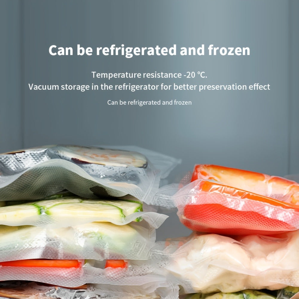 Vacuum Sealer, Machine 10 Reusable Bags Handheld Food Kit, BPA-Free Seal Bags, Portable Meal Saver for Sous Vide & Freezer Storage