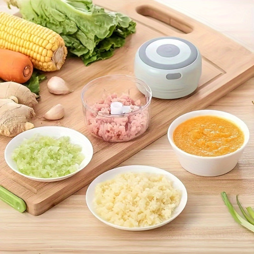 Chopper with Meat Grinder Attachment and Rechargeable Kitchen Food Processor for Camping