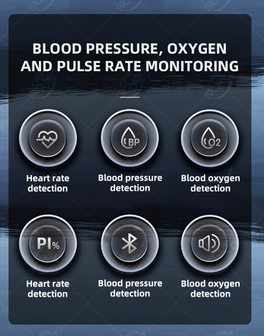 Pulse Oximeter, Real-Time Heart Rate & SpO2 Tracking via Bluetooth App, Compact Digital Oxygen Meter