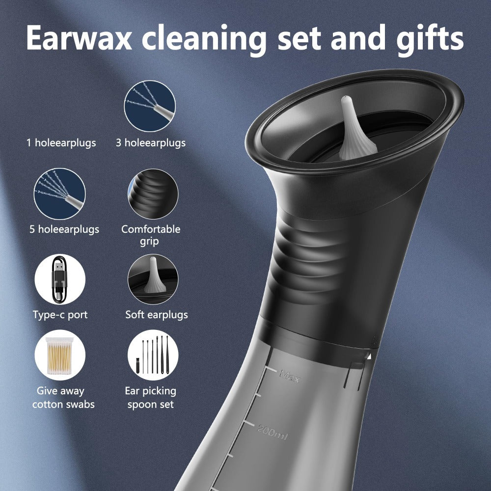 Ear Wax Removal Kit with 2000mAh Battery and LED Power Display