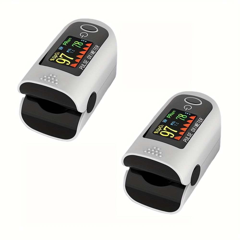 Pulse Oximeter, Digital Blood Oxygen Saturation Monitor, SpO2 Heart Rate & Perfusion Index Display