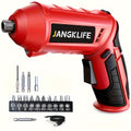 Electric Screwdriver Set 16pcs, 90° Rotatable Foldable Cordless Screwdriver Kit with 1200mAh Rechargeable Battery & Bits