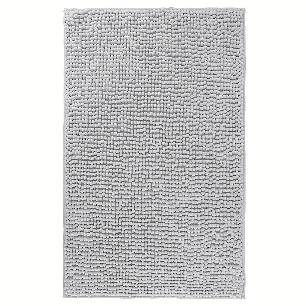 Chenille Bath Rug Extra Thick Soft Absorbent Non-Slip Bathroom Mat Machine Washable, Multiple Sizes & Colors