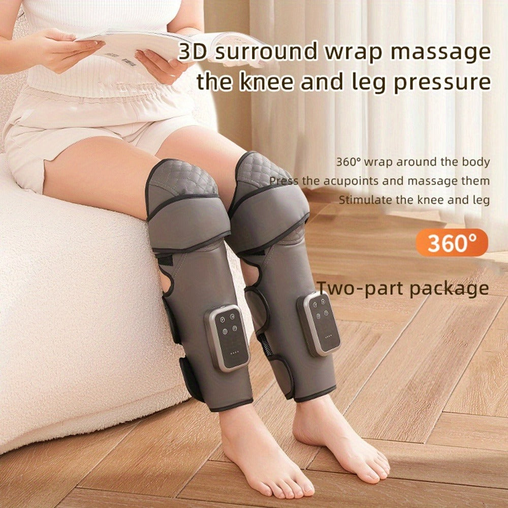 Knee Massager with 3 Heating Levels and 3 Massage Modes for Arthritis