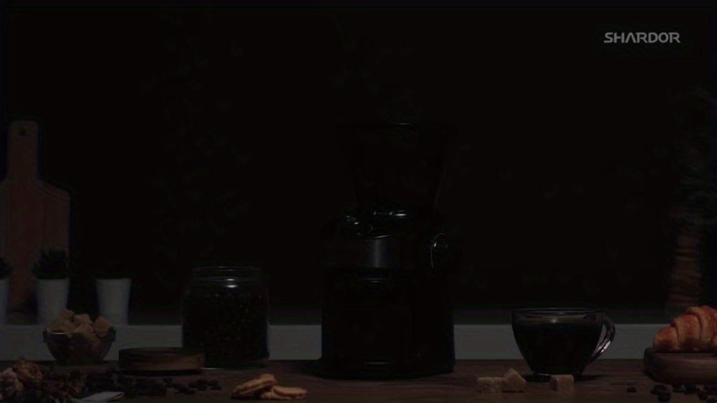 Burr Coffee Grinder Electric Automatic | 25 Precise Grind Settings | 40-Second Digital Timer | Adjustable Burr Mill | Consistent Grind for Espresso Drip French Press | Black Coffee Grinder