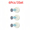 Magnetic Wall Hooks No Hole Easy Install – Strong Adhesive Hook Set for Home Office Kitchen Bathroom, Versatile Damage-Free Wall Hanger, 6 12 or 20 Pack