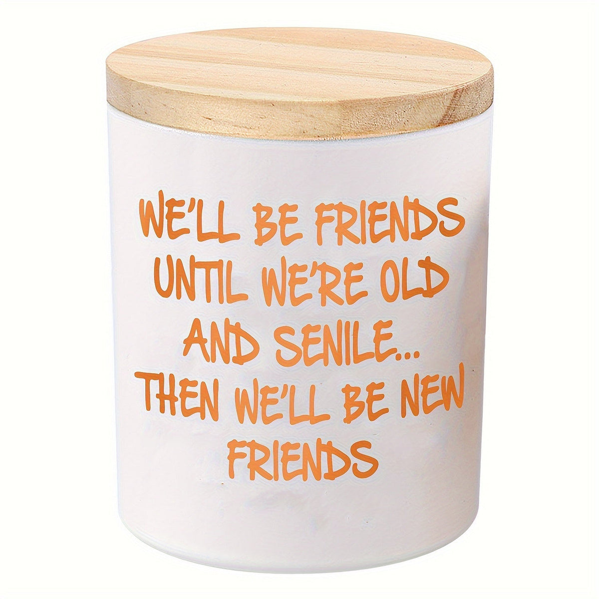 Lavender Soy Engraved Candle Friendship Gift for Women Birthday Christmas