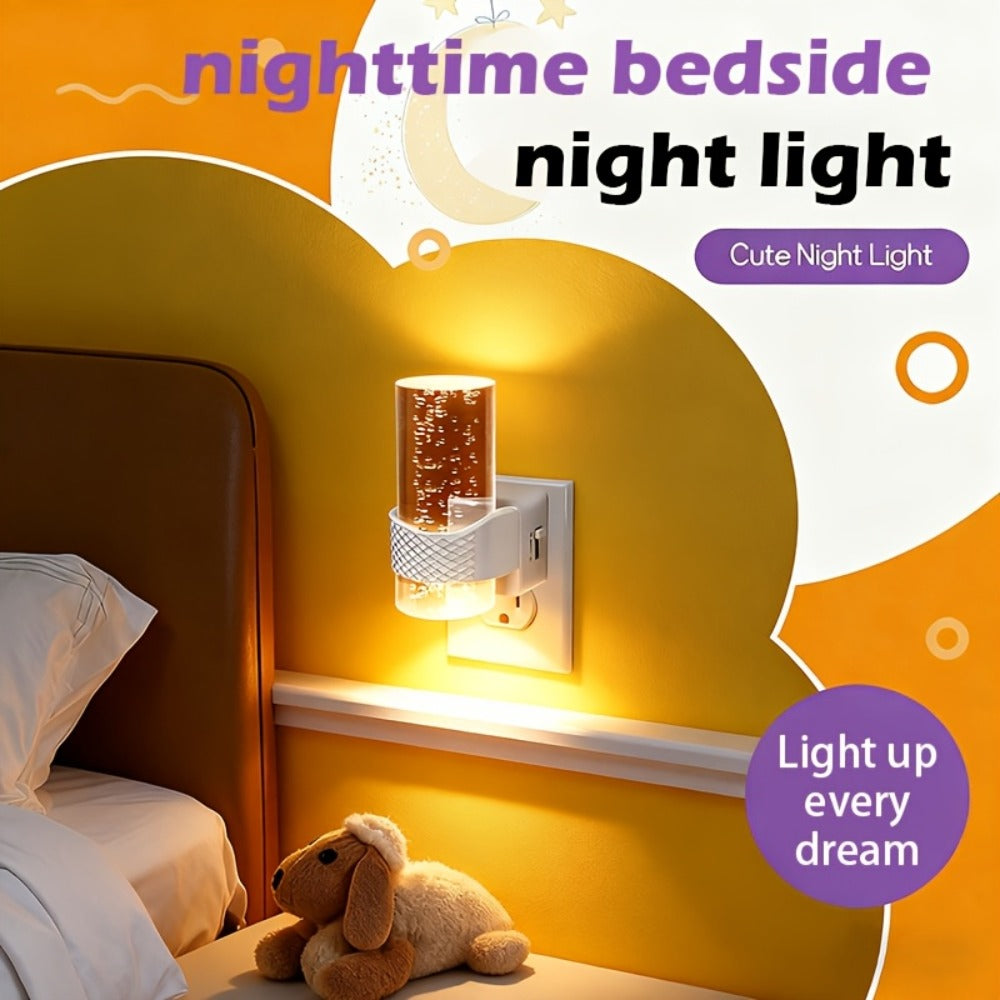 LED Dimmable 3000K Warm Light & Auto Sensor, 2 Pack for Hallway Bedroom, Adjustable / Dimmable, Plug In Night Light