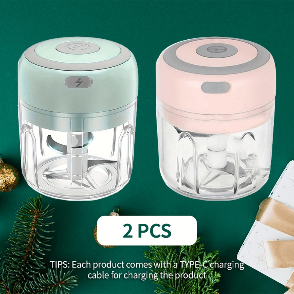 Chopper with Meat Grinder Attachment and Rechargeable Kitchen Food Processor for Camping