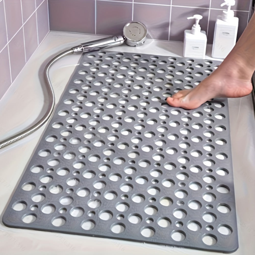 Non-Slip Bath Mat in Extra Soft TPE for the Bathtub and Shower (30x17 Inch)