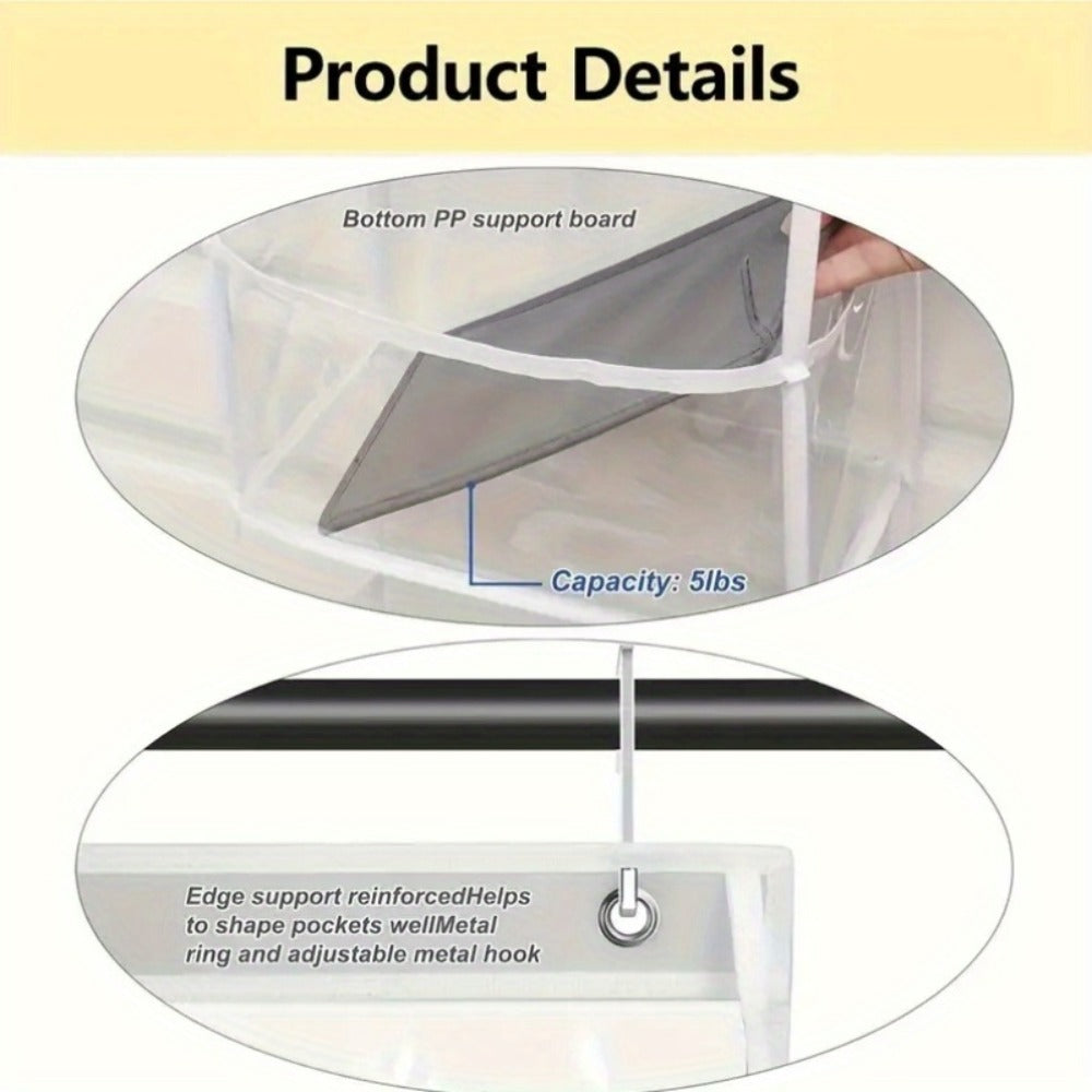 Hanging Storage with Bag 4 and 6 Layer Foldable Non-Woven Organizer