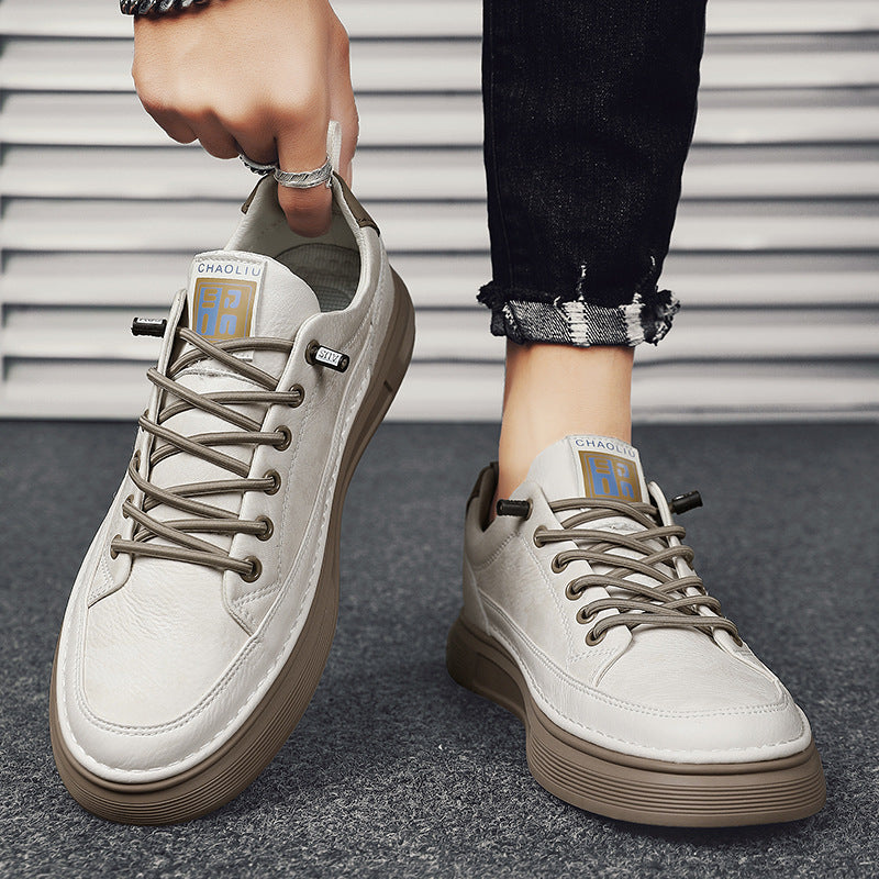 Men's Slip-On Flat Sneakers | Casual Leisure & Work Shoes for Daily Wear