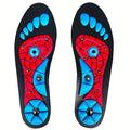 Massage Insoles Acupoint Pressure Foot Massage – Breathable Sweat-Absorbing Flat Foot Insoles for Men & Women, Meridian Stimulation Comfort Insole