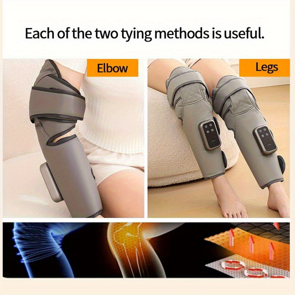Knee Massager with 3 Heating Levels and 3 Massage Modes for Arthritis