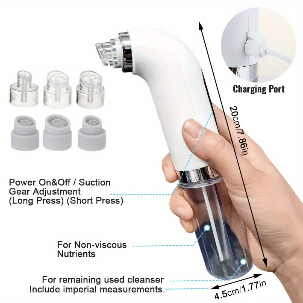 Pore Vacuum with USB Rechargeable Electric Pore Cleaner for Men and Women