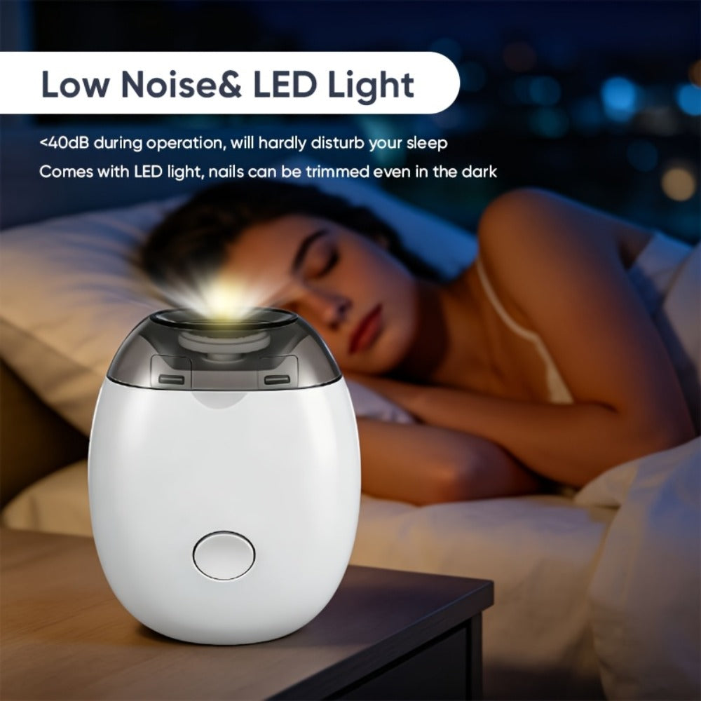 Nail Trimmer in an Electric Design with LED Light for Seniors