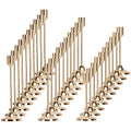 Metal Cone Candle Holders 30-Pack – Elegant Taper Candle Holder Set for Christmas, Halloween, Weddings & Parties – Polished Finish Tabletop Decor for Home, Hotel & Events
