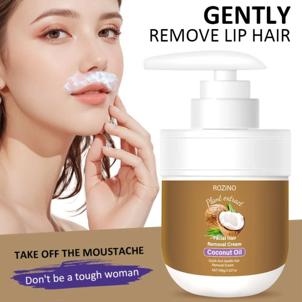 Hair Removal Cream for Sensitive Skin with Coconut Essence and Aloe