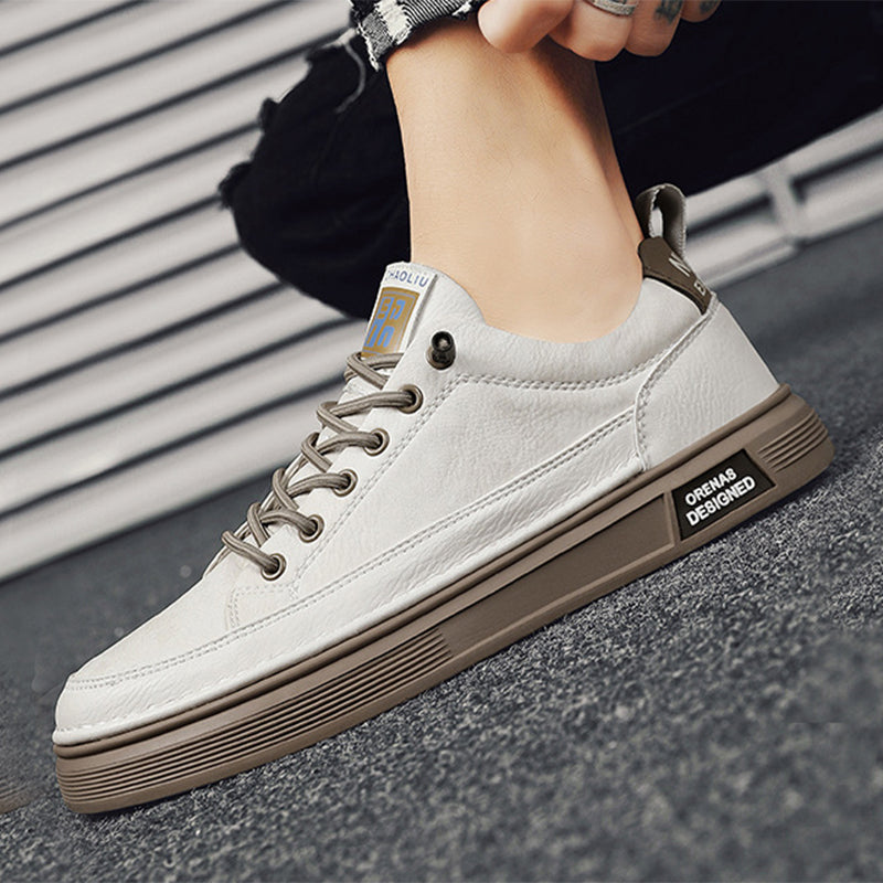 Men's Slip-On Flat Sneakers | Casual Leisure & Work Shoes for Daily Wear