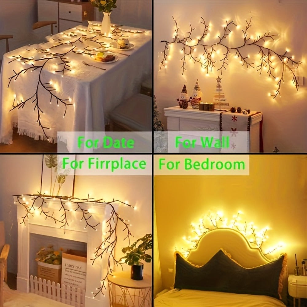 String Lights with 8 Modes and Remote Control for Indoor Home Decor
