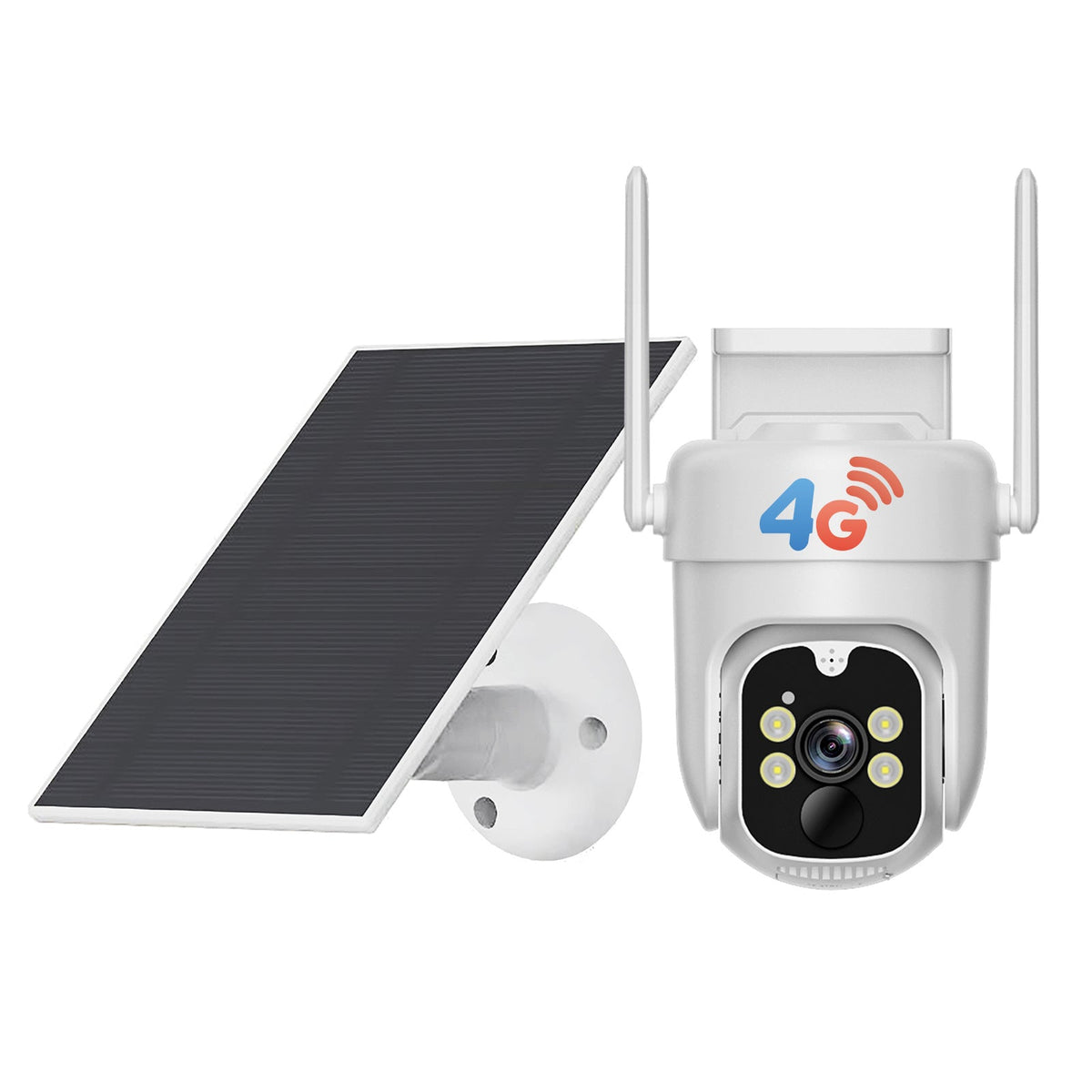 Solar Security Camera 4G Outdoor – AI Smart Alarm, Solar Powered, No WiFi & Wire-Free, 4G LTE Surveillance Camera for Farm, Villa, Ranch & Remote Property Security (TBG12)