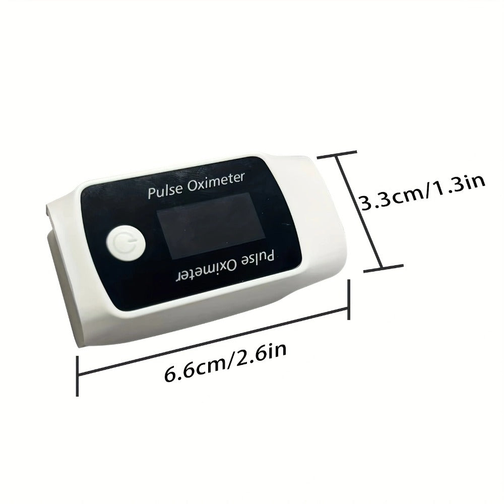 Pulse Oximeter, Real-Time Heart Rate & SpO2 Tracking via Bluetooth App, Compact Digital Oxygen Meter
