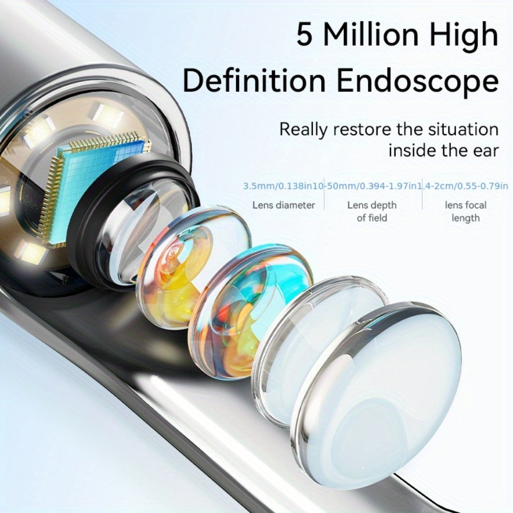 Ear Wax Removal Tool Camera (1080P Wi-Fi) for Safe Ear Care at Home