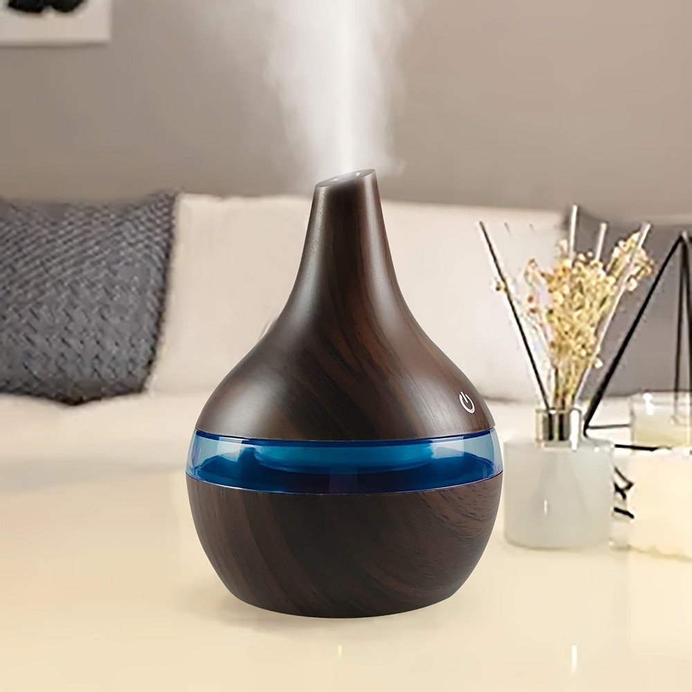 2-Pack Cool Mist Humidifier & Aromatherapy Essential Oil Diffuser with 7-Color Lights