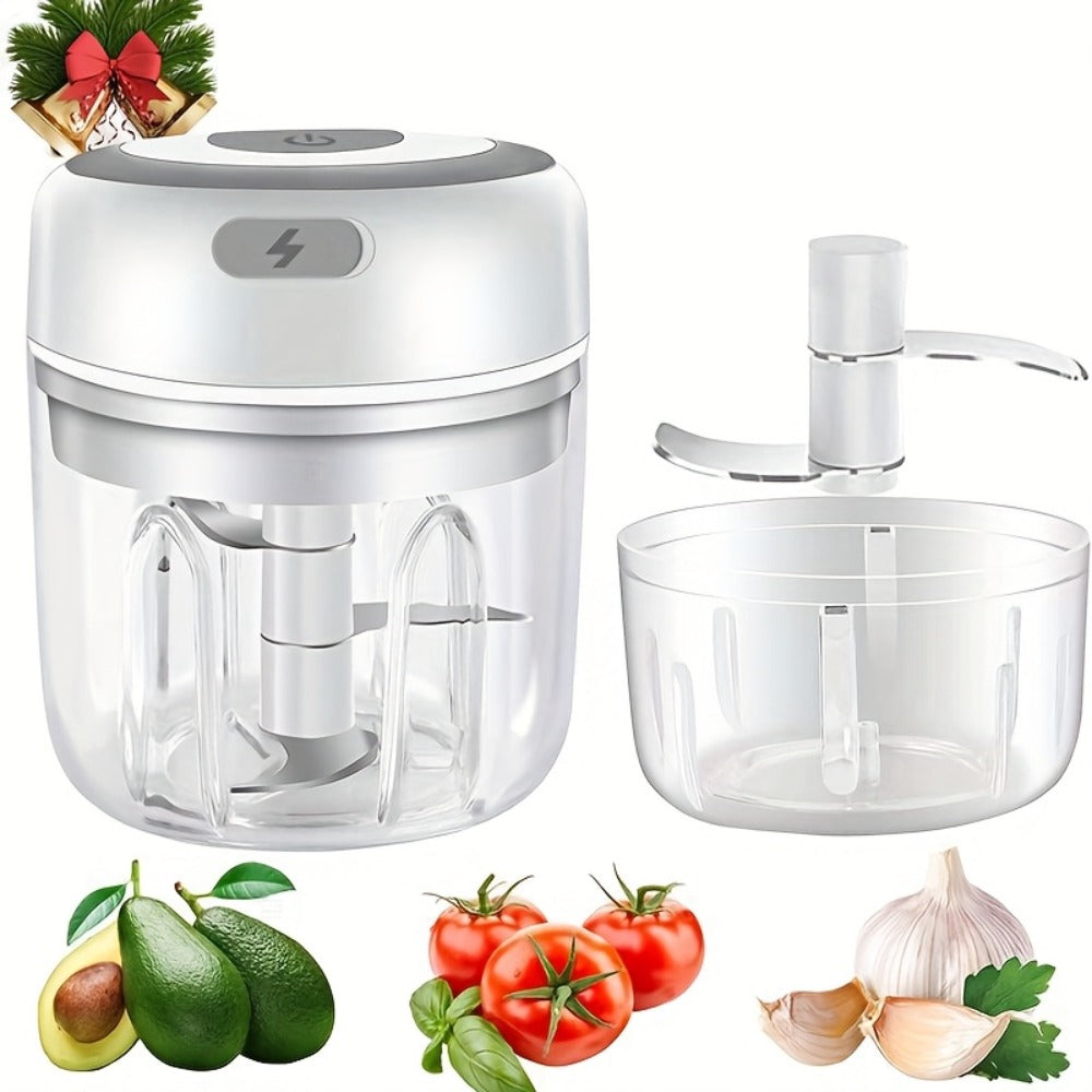 Chopper with Meat Grinder Attachment and Rechargeable Kitchen Food Processor for Camping